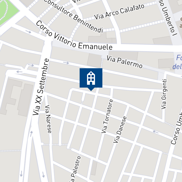 Mappa geografica del bene