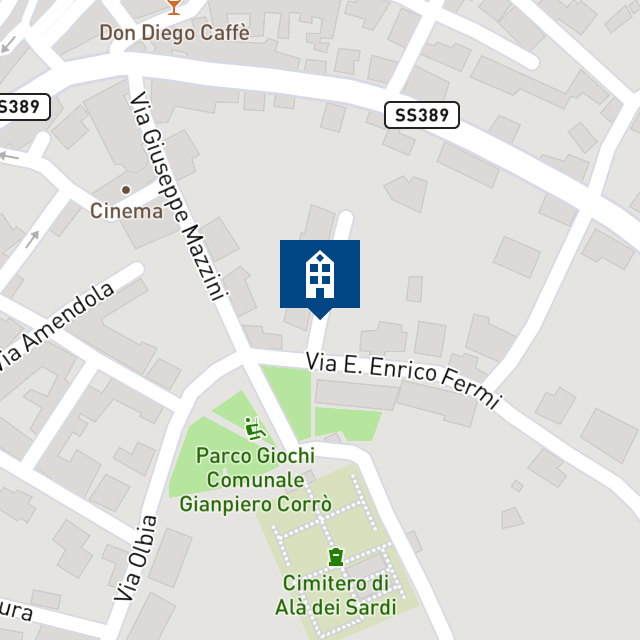 Mappa geografica del bene