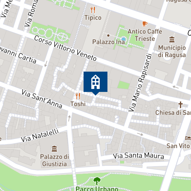 Mappa geografica del bene