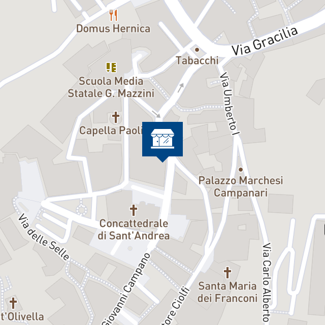 Mappa geografica del bene