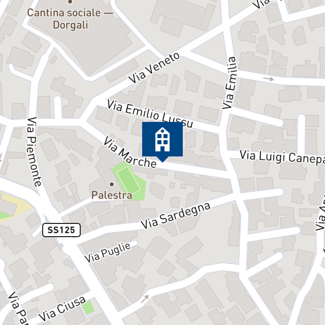 Mappa geografica del bene