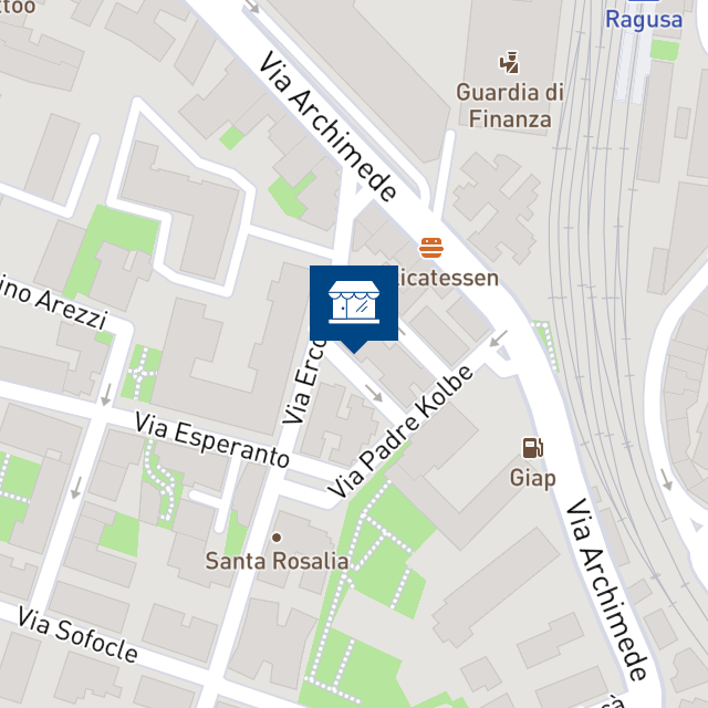 Mappa geografica del bene