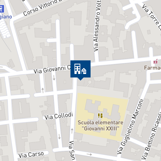 Mappa geografica del bene