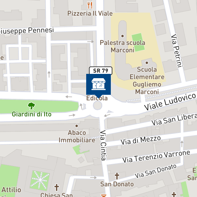 Mappa geografica del bene