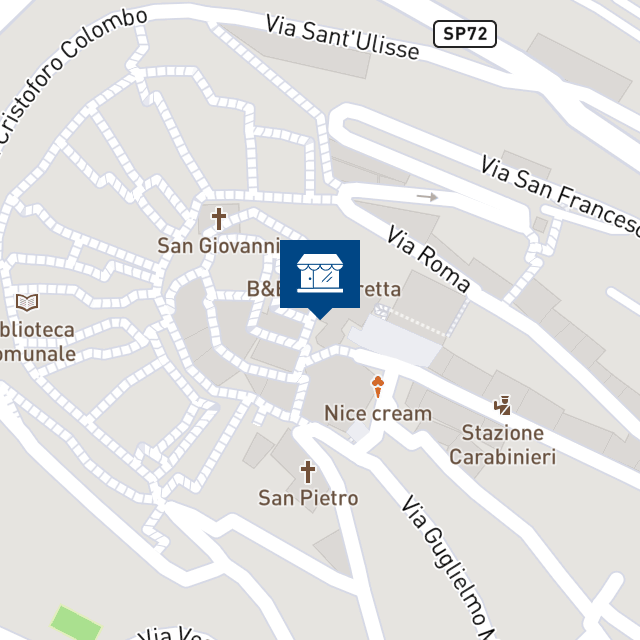 Mappa geografica del bene