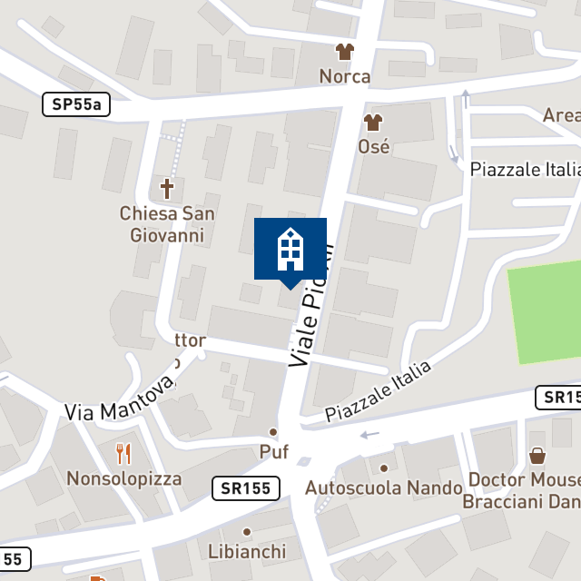 Mappa geografica del bene