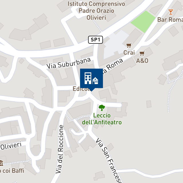 Mappa geografica del bene