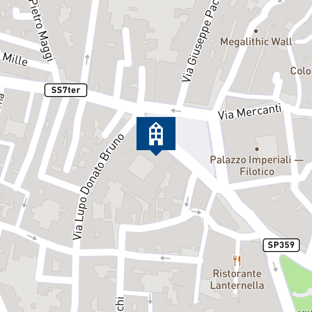 Mappa geografica del bene