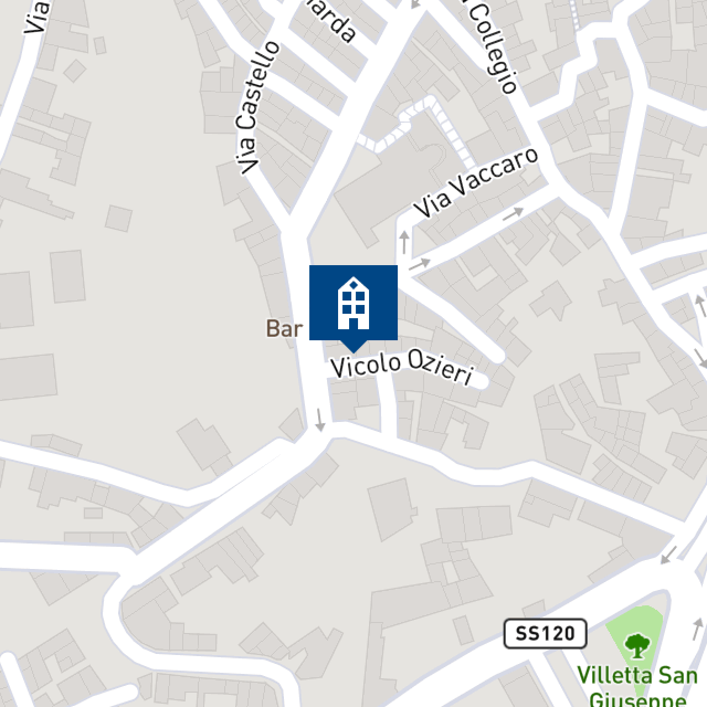 Mappa geografica del bene