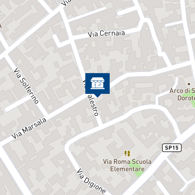 Mappa geografica del bene