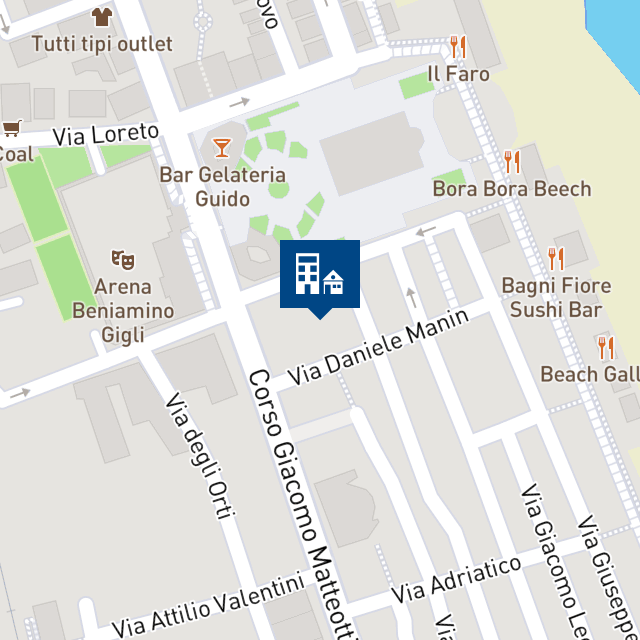 Mappa geografica del bene