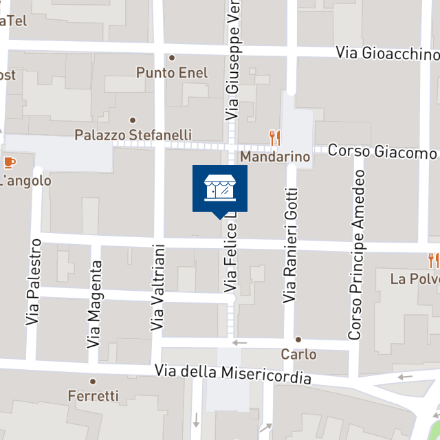 Mappa geografica del bene