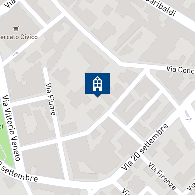 Mappa geografica del bene