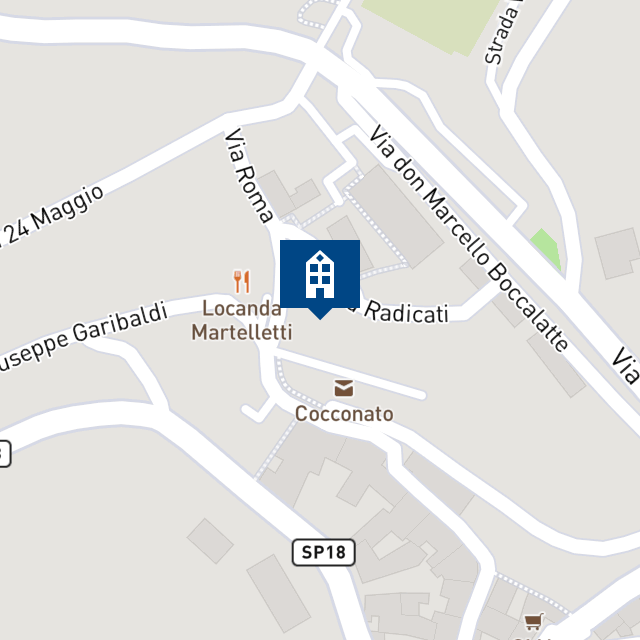 Mappa geografica del bene