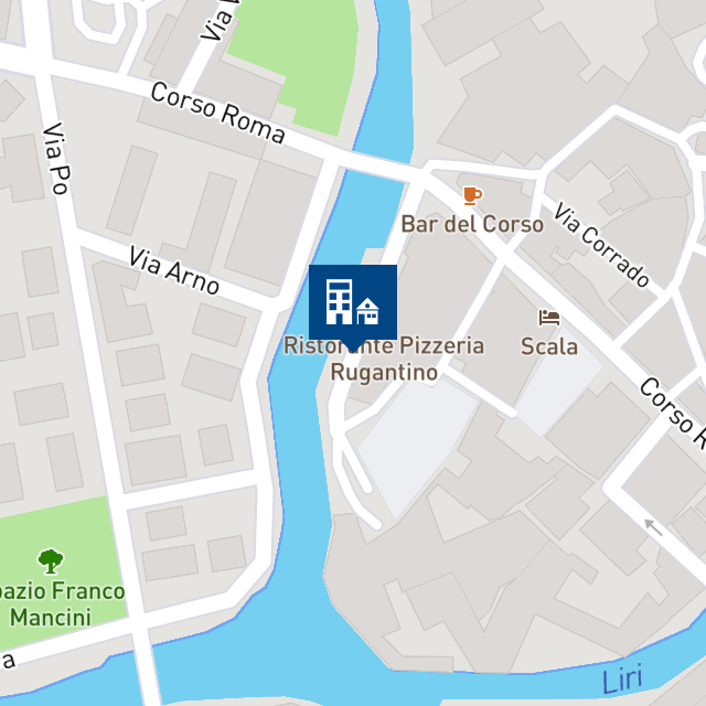 Mappa geografica del bene