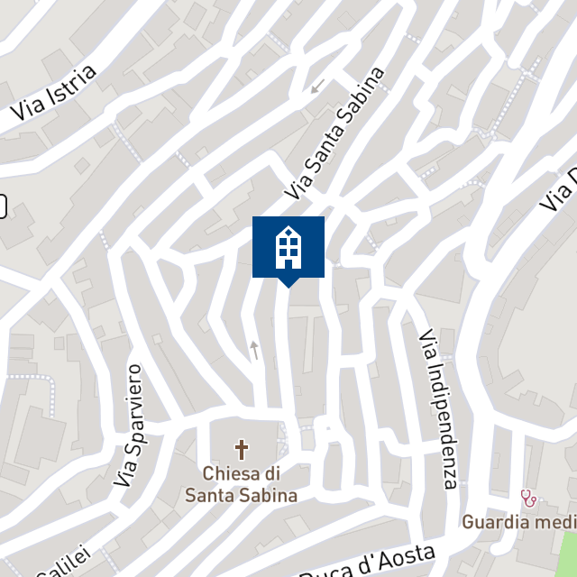 Mappa geografica del bene