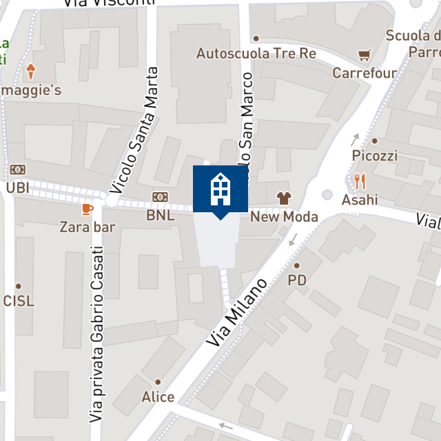 Mappa geografica del bene