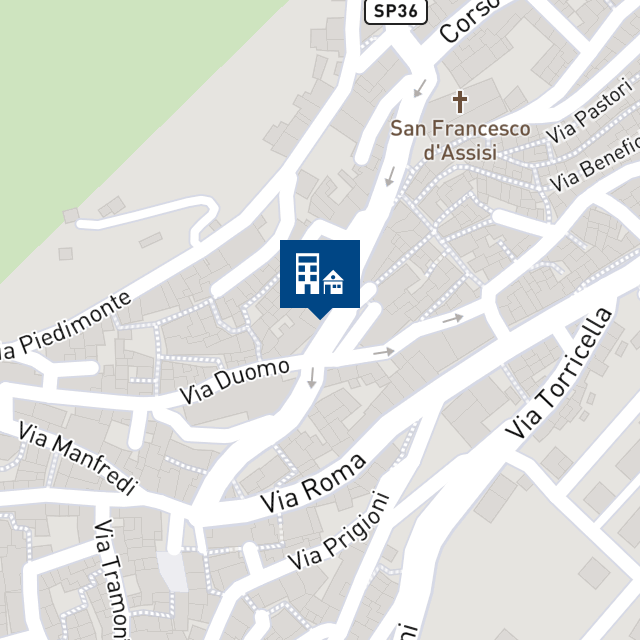 Mappa geografica del bene