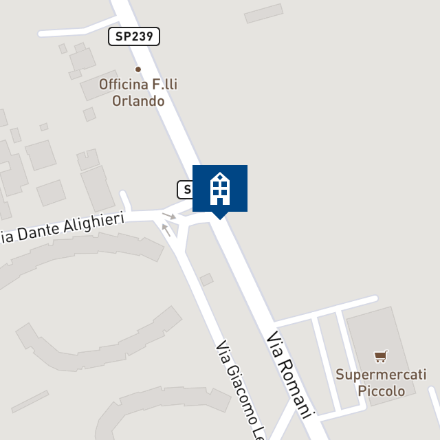 Mappa geografica del bene