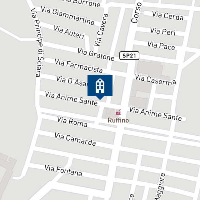 Mappa geografica del bene