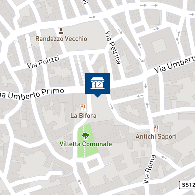 Mappa geografica del bene