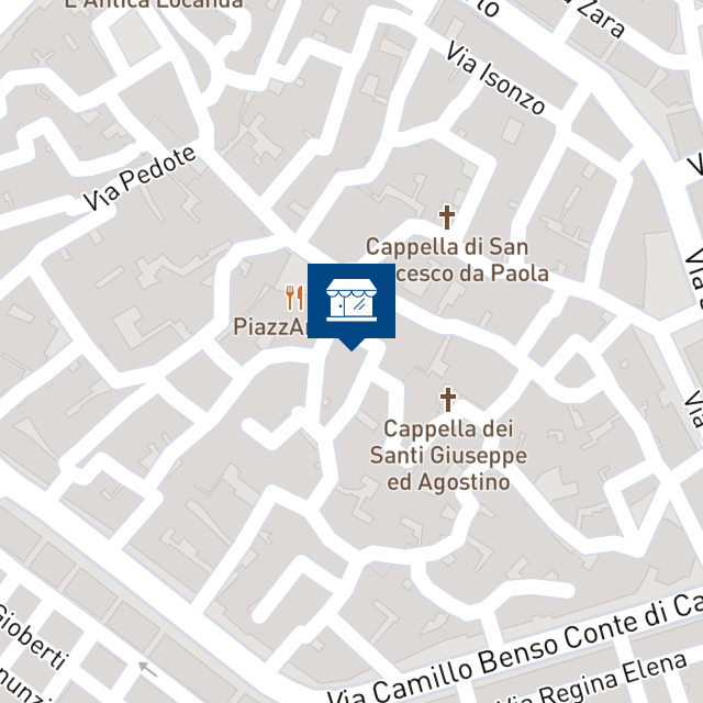 Mappa geografica del bene