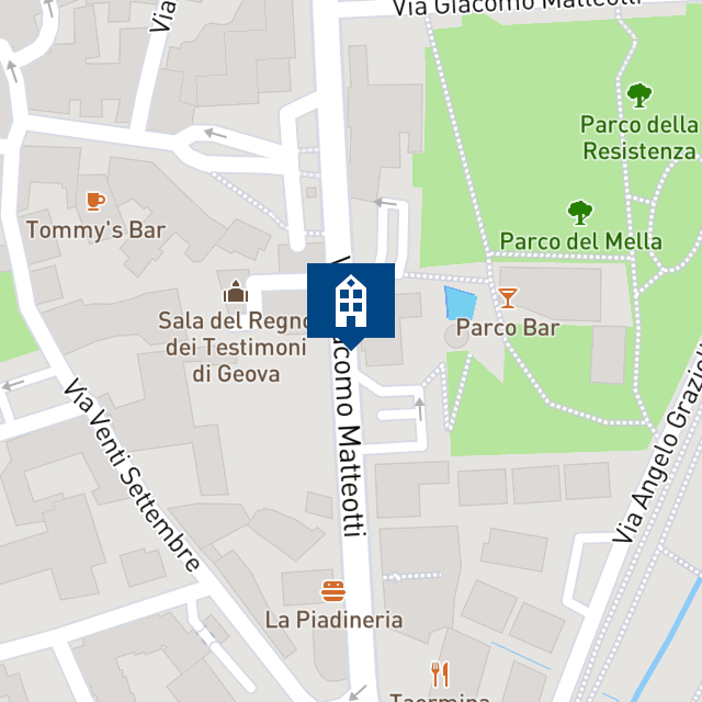 Mappa geografica del bene