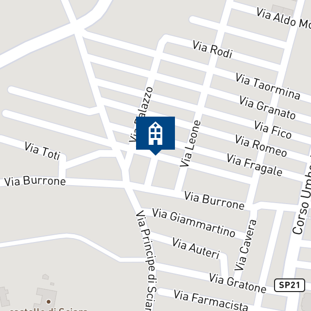 Mappa geografica del bene