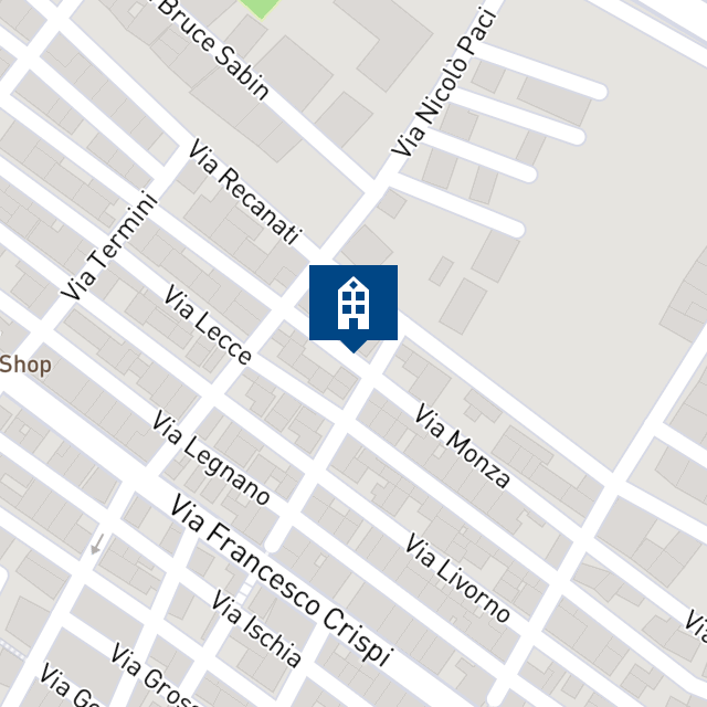 Mappa geografica del bene