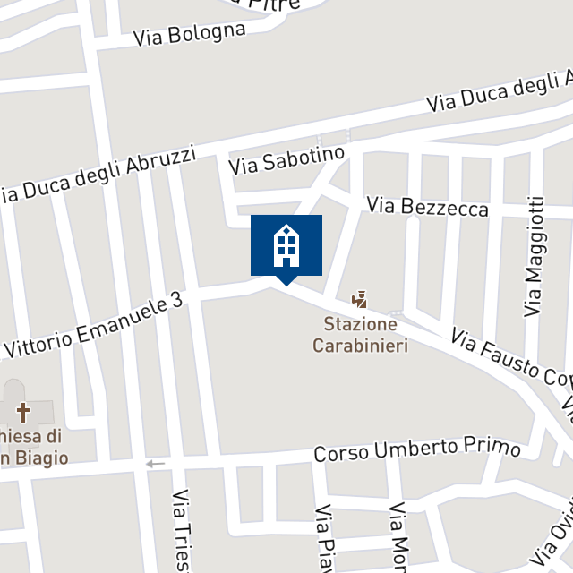 Mappa geografica del bene