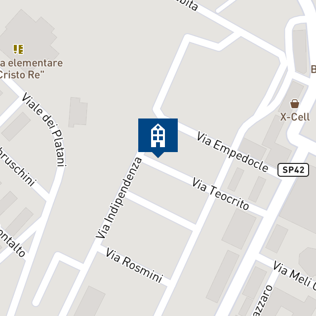 Mappa geografica del bene