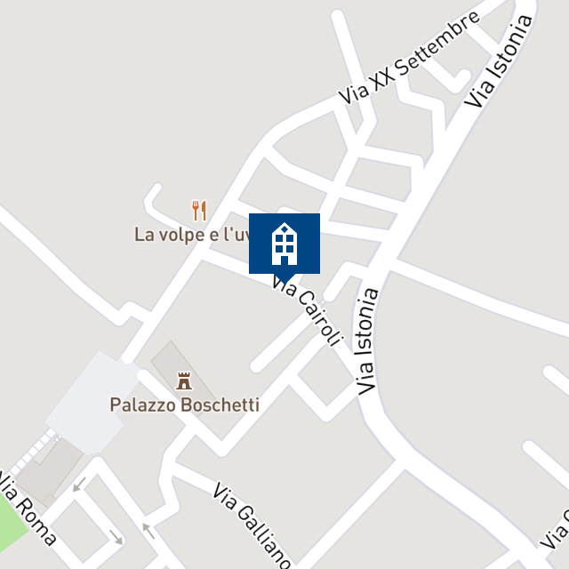 Mappa geografica del bene