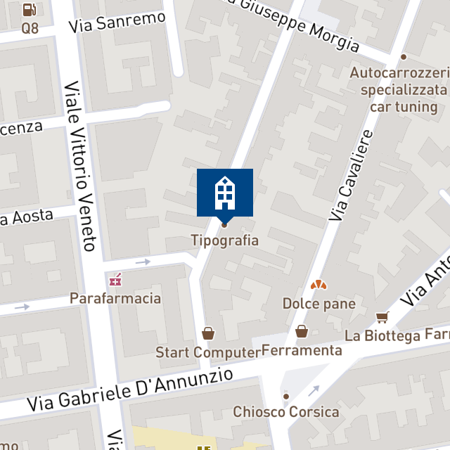 Mappa geografica del bene