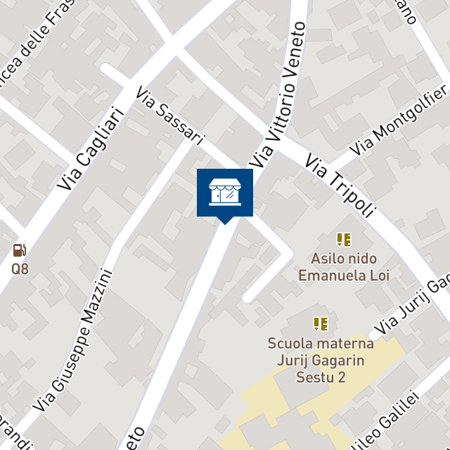 Mappa geografica del bene