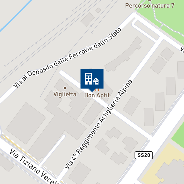 Mappa geografica del bene