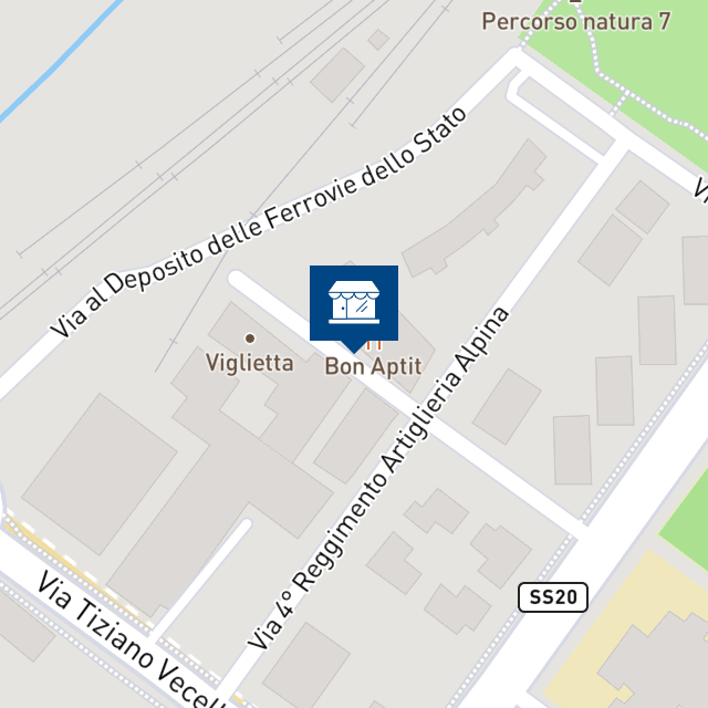 Mappa geografica del bene