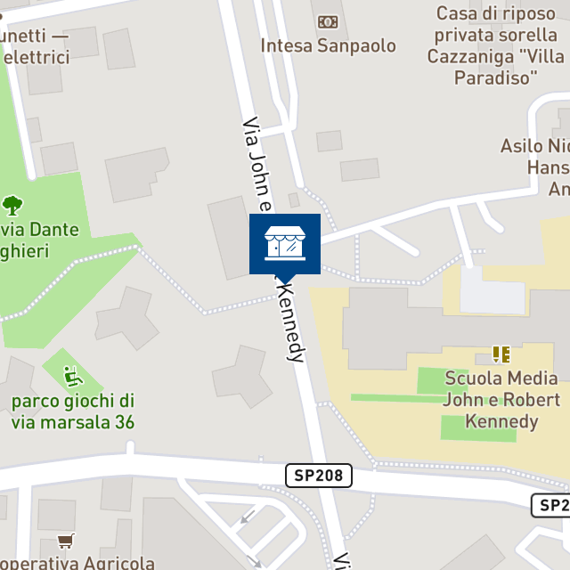 Mappa geografica del bene