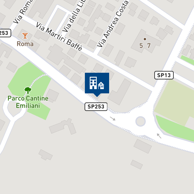 Mappa geografica del bene