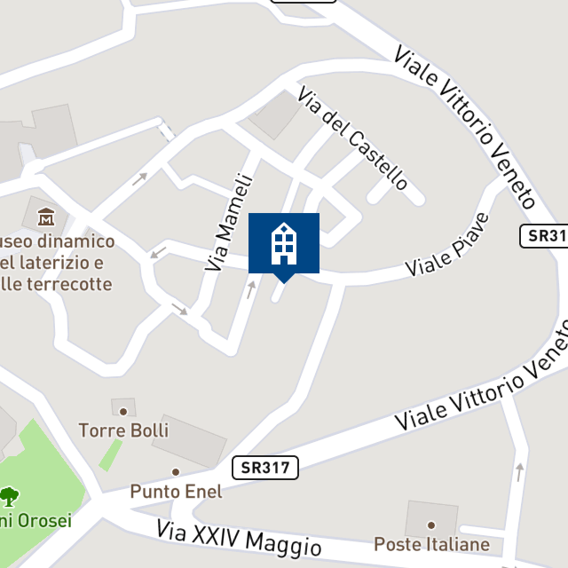 Mappa geografica del bene