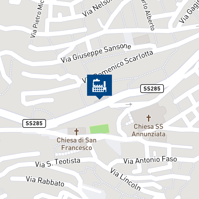 Mappa geografica del bene