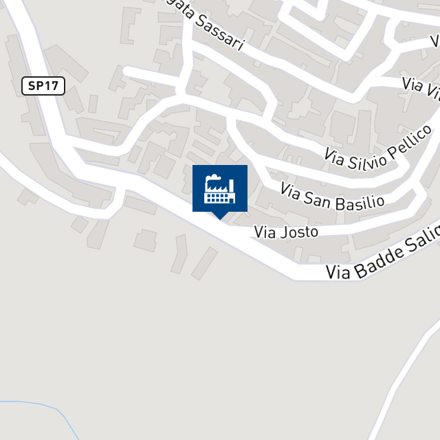 Mappa geografica del bene