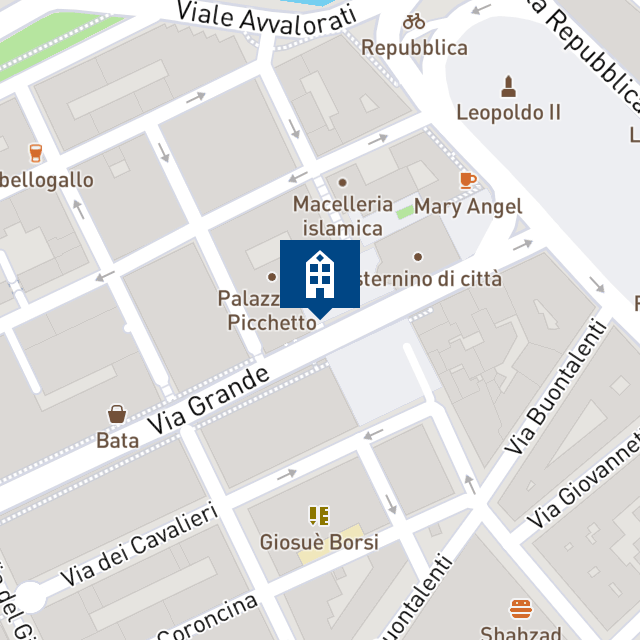 Mappa geografica del bene