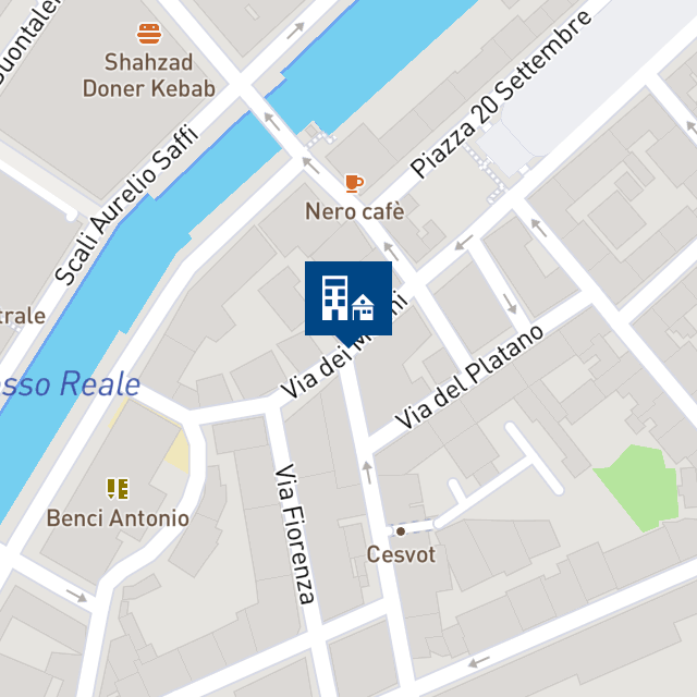 Mappa geografica del bene