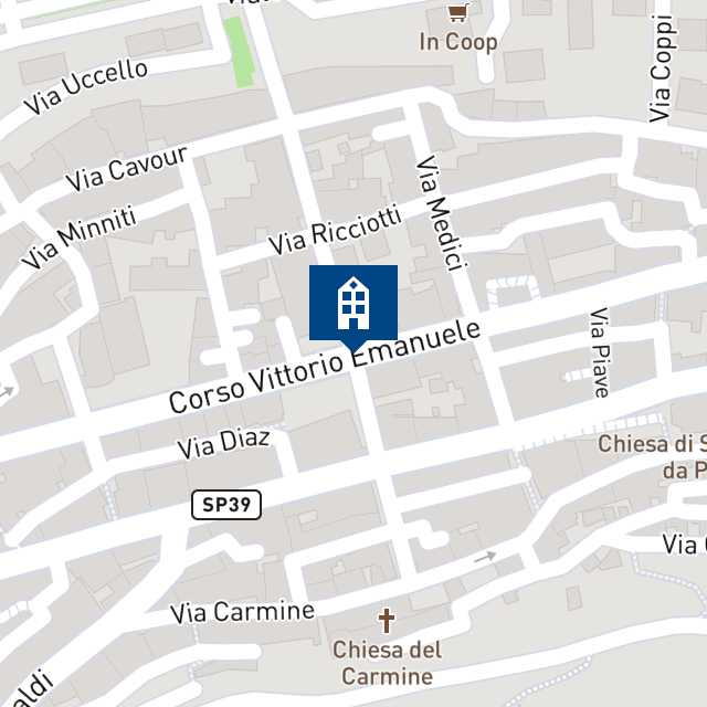 Mappa geografica del bene