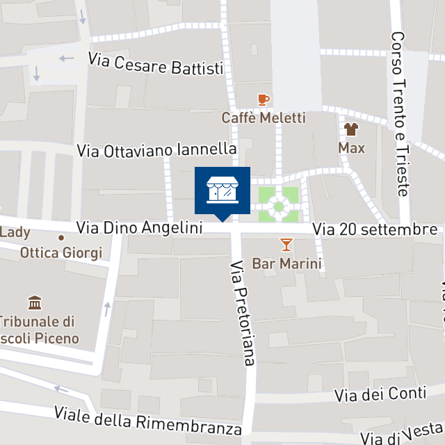 Mappa geografica del bene