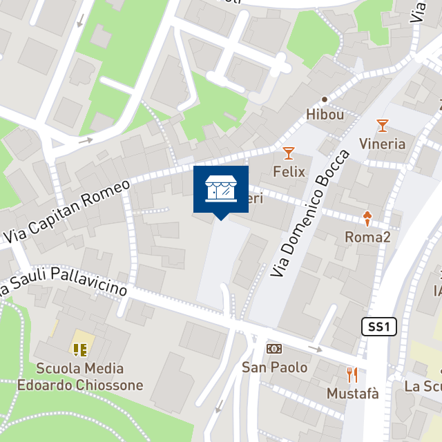 Mappa geografica del bene