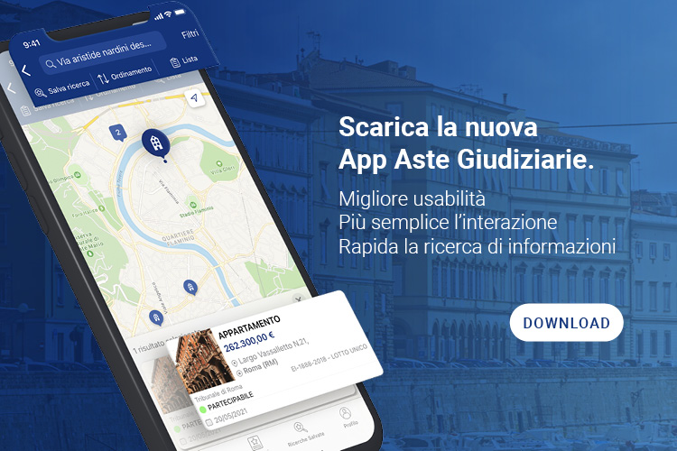 nuova app aste giudiziarie