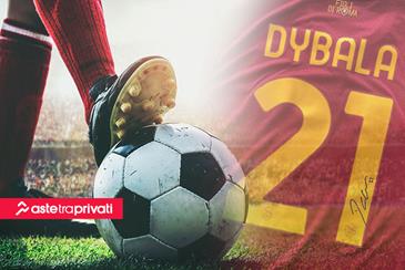 Asta benefica: maglia autografata di Dybala - Aste tra privati