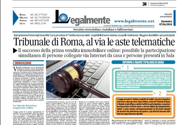 Prima_aggiudicazione_telematica_giudiziaria_Tribunale_Roma