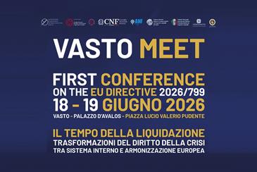 Vasto Meet 2026: professionisti a confronto sul futuro del diritto della crisi
